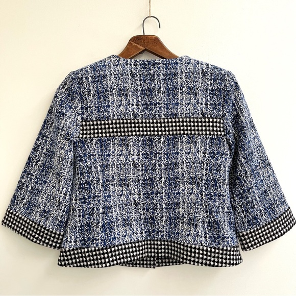 Bundle Cabi Snow Valley Buffalo Check Jacket Reina Houndstooth Club Blazer XS - Picture 7 of 16